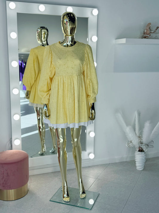 Light pink satin dress